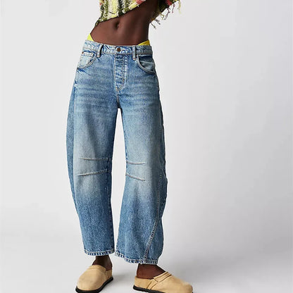 Variant image for Kvinnors Vintage Jeans Hög Midja 98% Bomull 2% Elastan-17