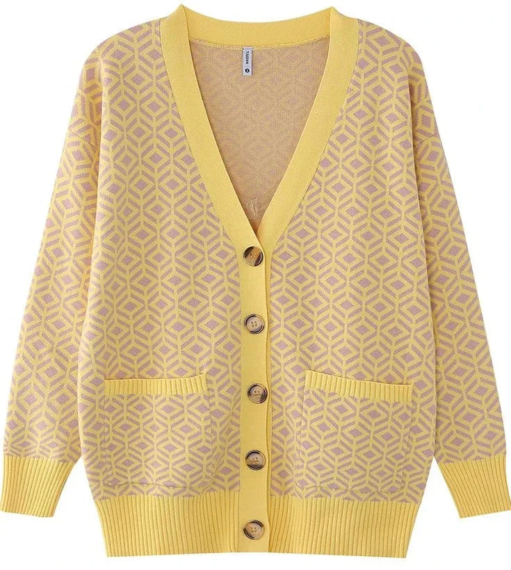 V-ringad Herr Tröja i Stickad Akryl – Avslappnad Passform, Tidlös Design för Alla Tillfällen 4