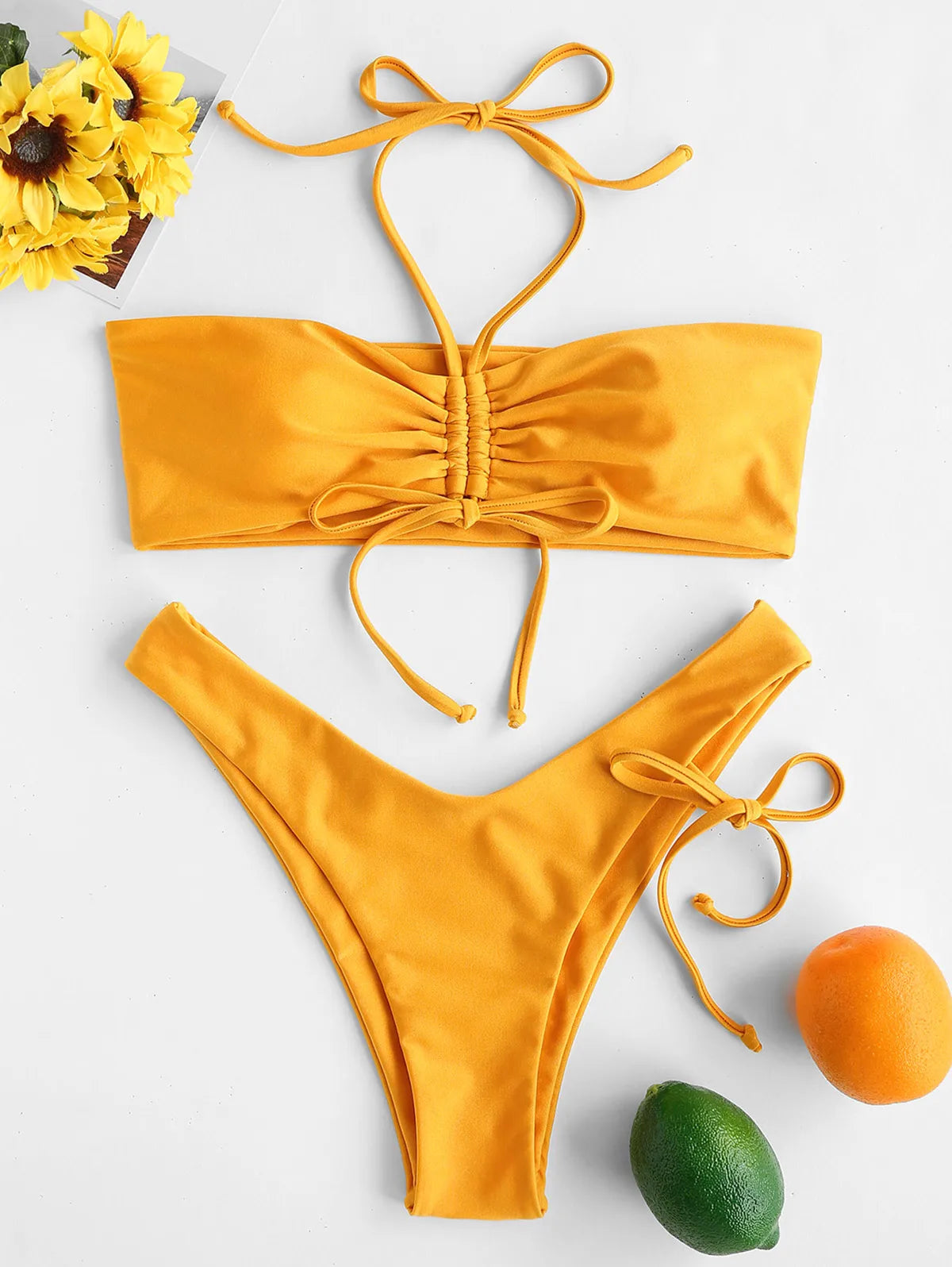 Variant image for Dam Halterneck Top Sommar Lätt Material-1