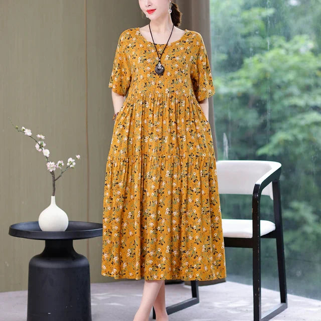 Variant image for Kvinnors Klänning Luftig Design 100% Bomull-51