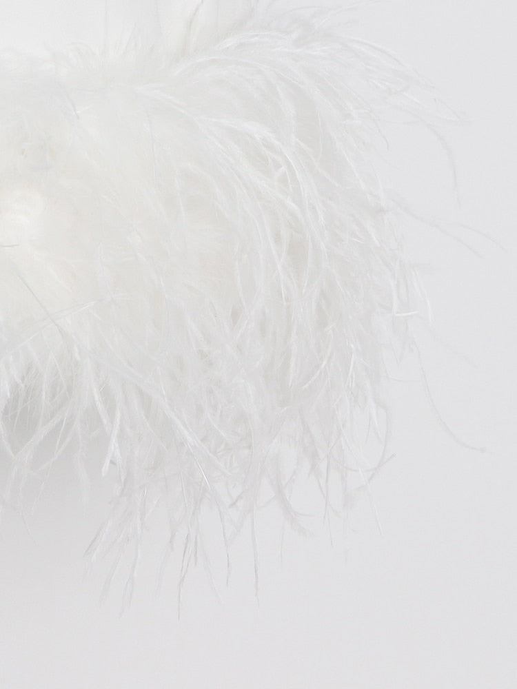 Dam Miniklänning A-Linjeformad Syntetfiber Glittrig Klänning-6