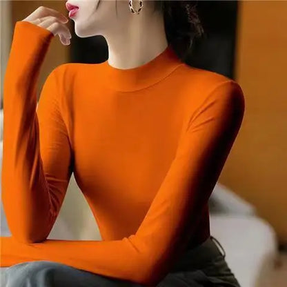 Herr T-shirt Långärmad Månsken Design Bomullsblandning 16