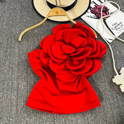 Blommönstrad Festtopp Dam i Bomull och Polyester – Patchwork Detaljer för Vardag och Fest 11