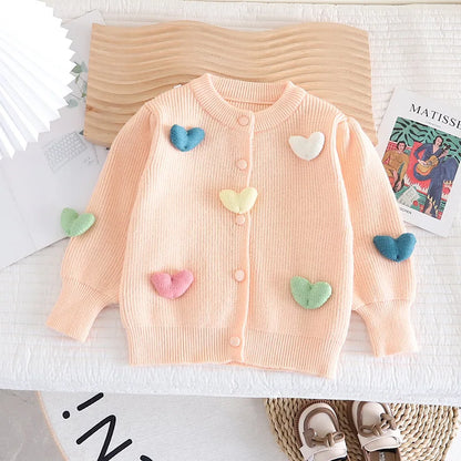 Variant image for Flickors Kofta 3D Hjärta Mjuk Fiber-1