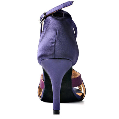 Dam Stövlar Båtstil Silkesatin och Bomull med LACE-UP System-3