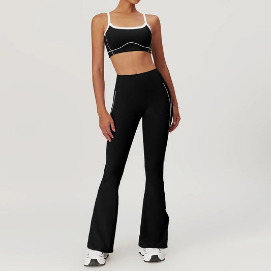 Dam Leggings Hög Midja Sportig Nylon Spandex-1