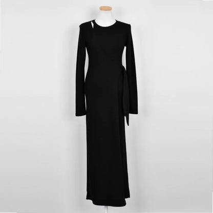 Variant image for Dam Maxiklänning Bandage O-Neck Bomull och Acetat-2