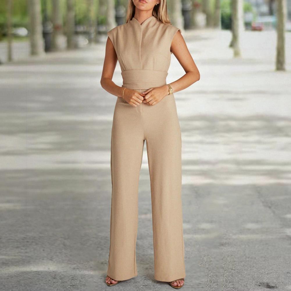 Variant image for Dam Jumpsuit Ärmlös Med Bälte Polyester Vida Byxben-6