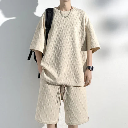 Dam Tvådelad Uppsättning Modern Passform Polyester-2