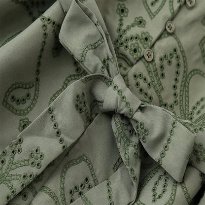 Kvinna Midi Klänning A-Linje Polyester Elegant Casual 6