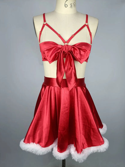 Damunderkläder Set Patchwork Linne Snygga Underkläder Dam Komfortabel Passform-5