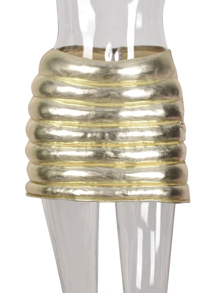 Variant image for Kvinnors Mini Kjol Monokrom Polyester, Elegant Penna Silhuett för Vardags- och Festlig Användning-9