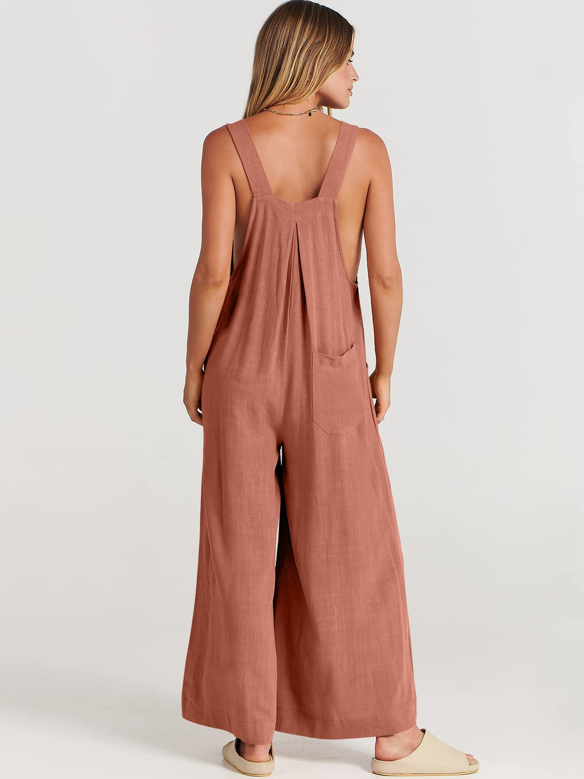Dam Jumpsuit Ärmlös Bred Ben Polyester-3