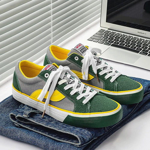 Kvinnors Sneakers Andningsbart Syntetiskt Läder Komfortabla Skor-1