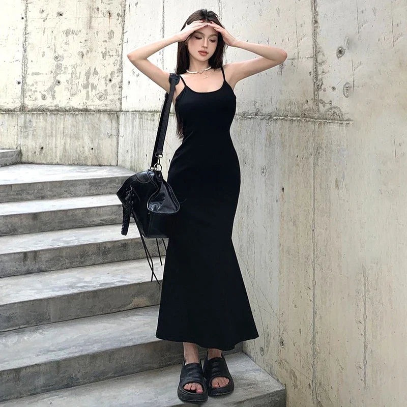 Dam Maxiklänning Med Fjärilshalsringning Polyester-2