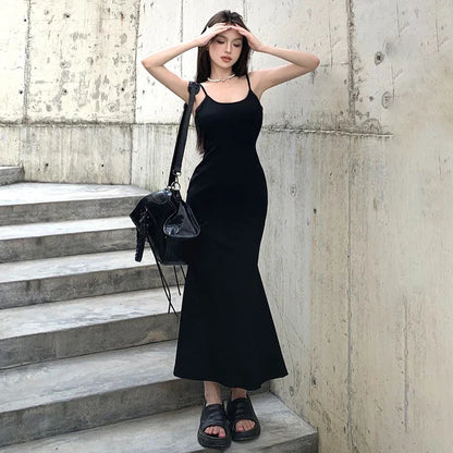 Dam Maxiklänning Med Fjärilshalsringning Polyester-2