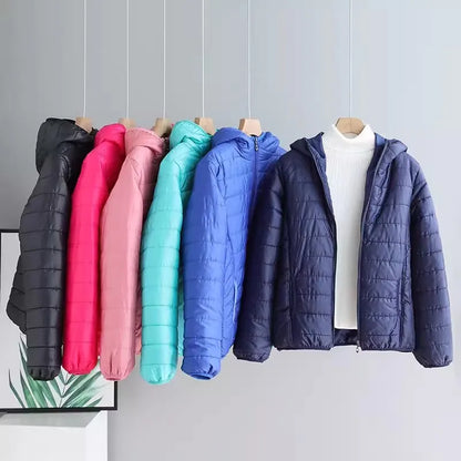 Dam Kappa Vindtät med Huva Lätt Material-4