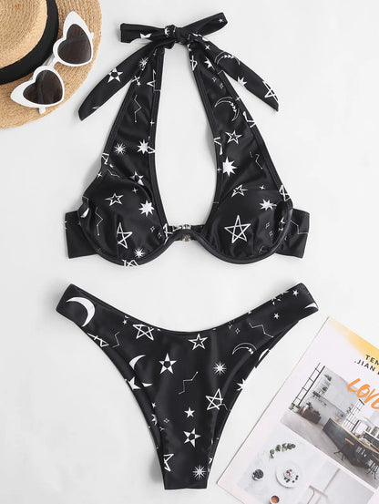 Herr T Shirt Normal Passform Bomull för Träning och Vardag-1