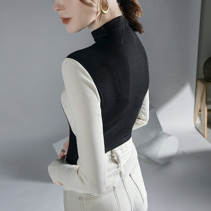 Dam Blus Turtleneck Viskosblandning 4