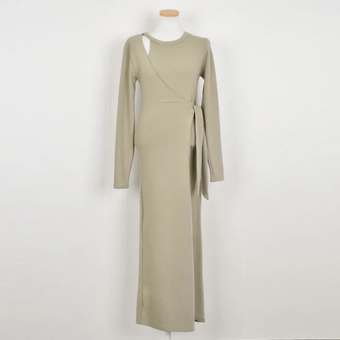 Variant image for Dam Maxiklänning Bandage O-Neck Bomull och Acetat-1