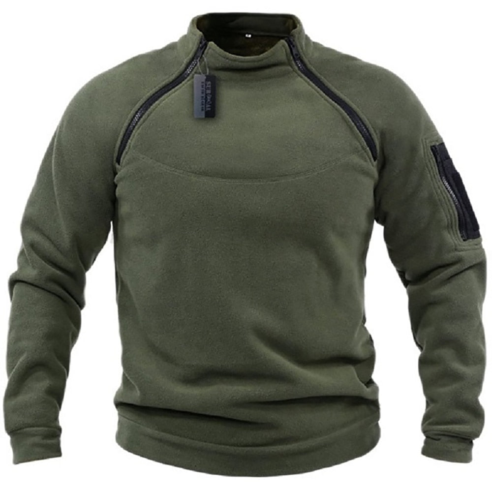 Herren-Fleecejacke, taktisches Design, Polyester, für den Outdoor-Bereich 3