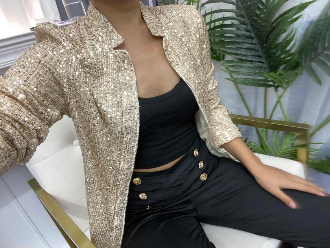 Dam Vinterjacka Modern Polyester Varm och Bekväm 7