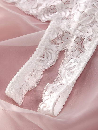 Damunderkläder Set Snygga Sexiga Polyester Spandex-5