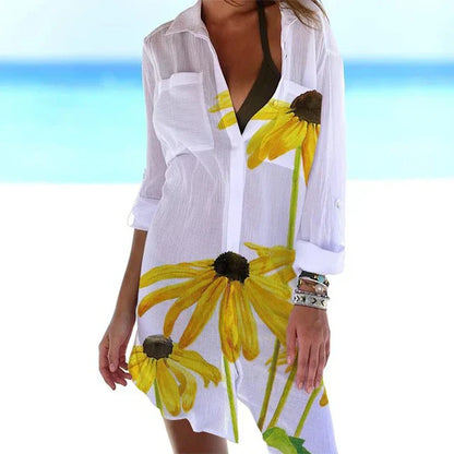 Kvinnor Klänning Elegant Mjuk Material-4