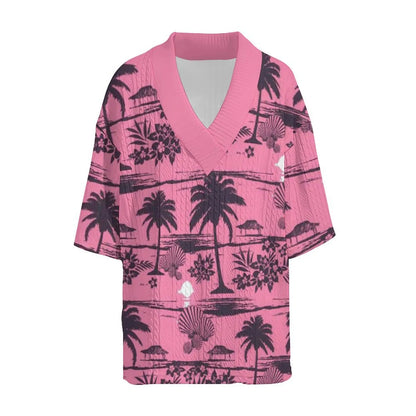 Dam Tvådelad Set Jacquard Sommar-3