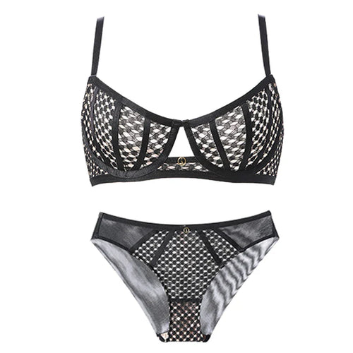 Dam BH Korsa Designad i Bomull och Spandex-1