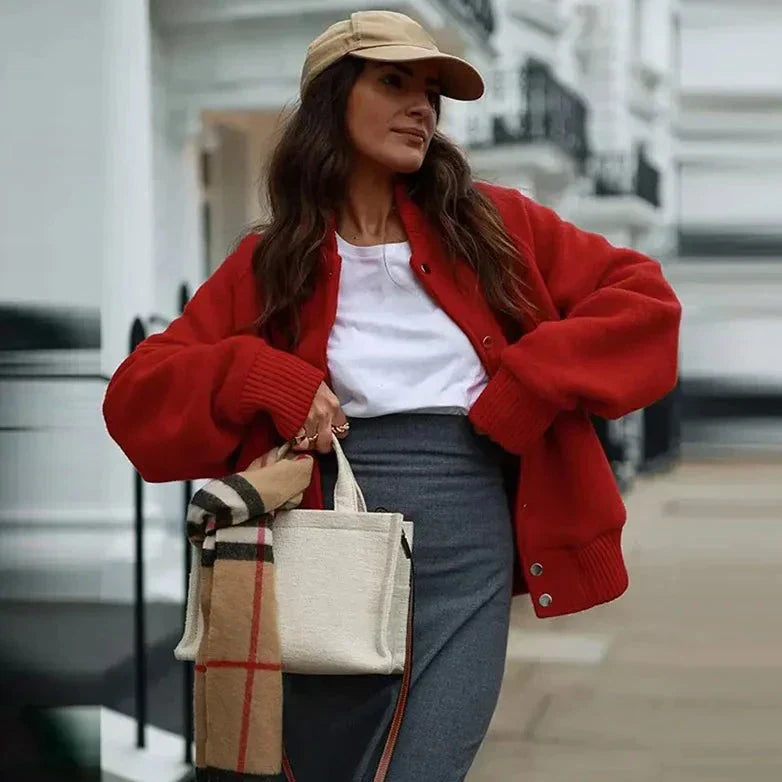 Dam Tröja Streetwear Mjuk Bomull Trendig Design 2