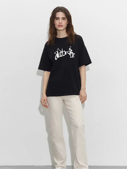 Herr T Shirt Grafiskt Tryck Mjuk Bomull-2