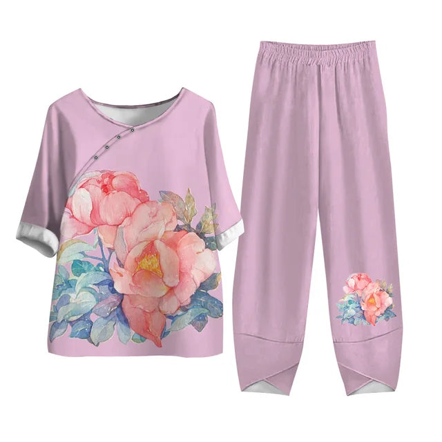 Variant image for Kvinnors Kort Klänning Enkel Bomull för Sommar-42