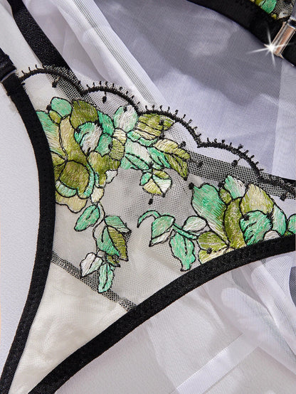 Damunderkläder Set med Justerbara Remmar i Polyester - Snygga Underkläder Dam-4