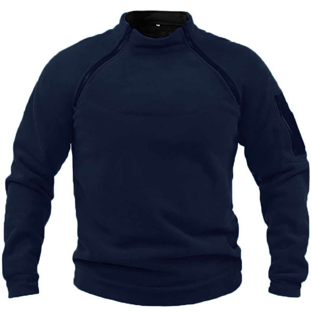 Herren-Fleecejacke, taktisches Design, Polyester, für den Outdoor-Bereich 5