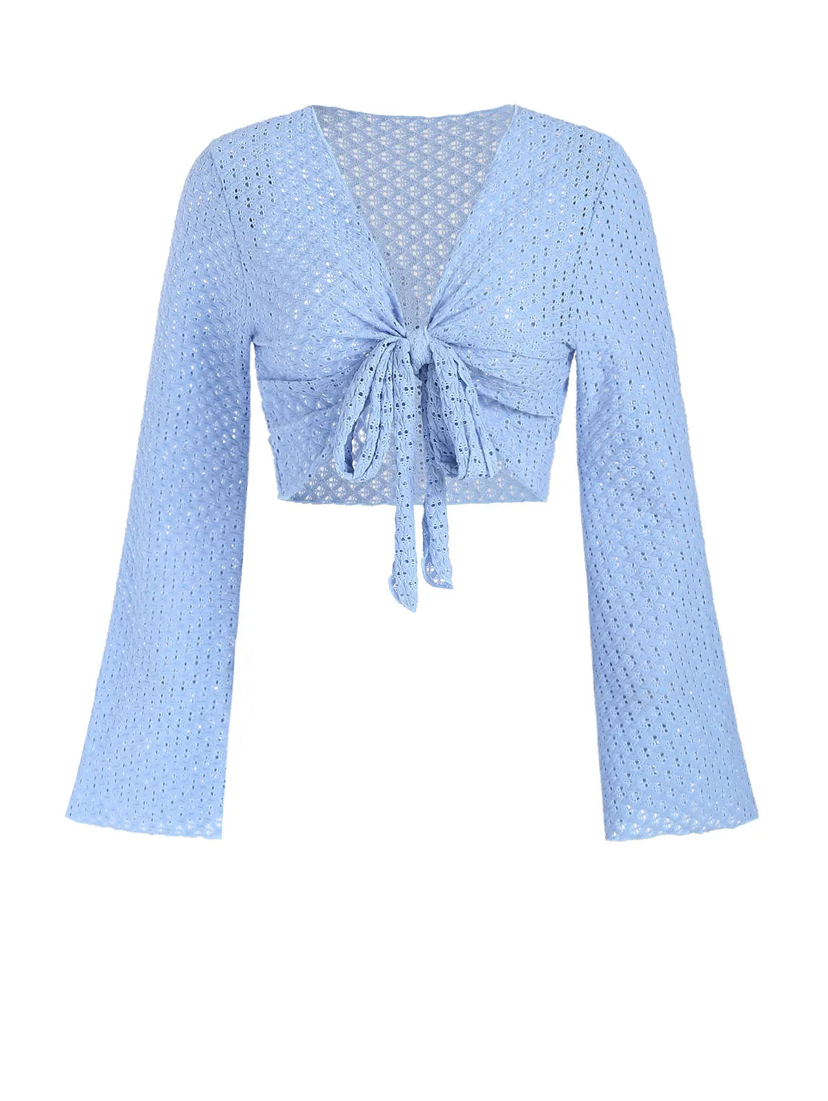 Långärmad Strandtopp för Dam i 100% Bomull – Trendig och Bekväm för Sommaraktiviteter 6