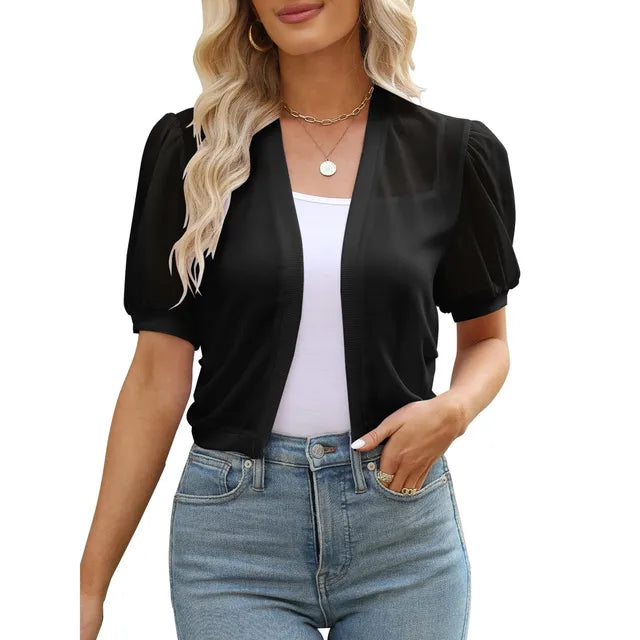 Damjacka Modern Polyester Elegant Stil för Dam-1