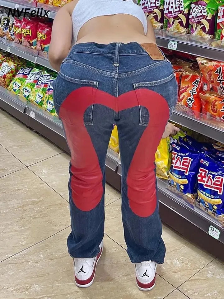 Avslappnade Dam Jeans i Mjuk Bomull, Ankel-Längd, Rak Silhuett med Fickor – Ljusa Tona 4