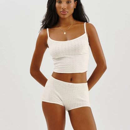 Variant image for Dam Pyjamas Set Spaghetti Band Polyester och Spandex-10