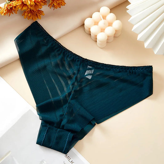 Dam G-strängbyxor Medelhög Bomullsblandning-1