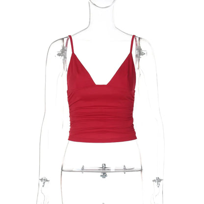 Dam Tank Top Kort Passform Mjuk Polyester Spandex-2