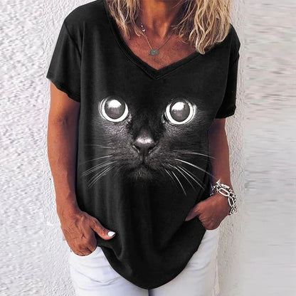 Dam Blus Lätt Polyester Luftig Elegant Passform-2