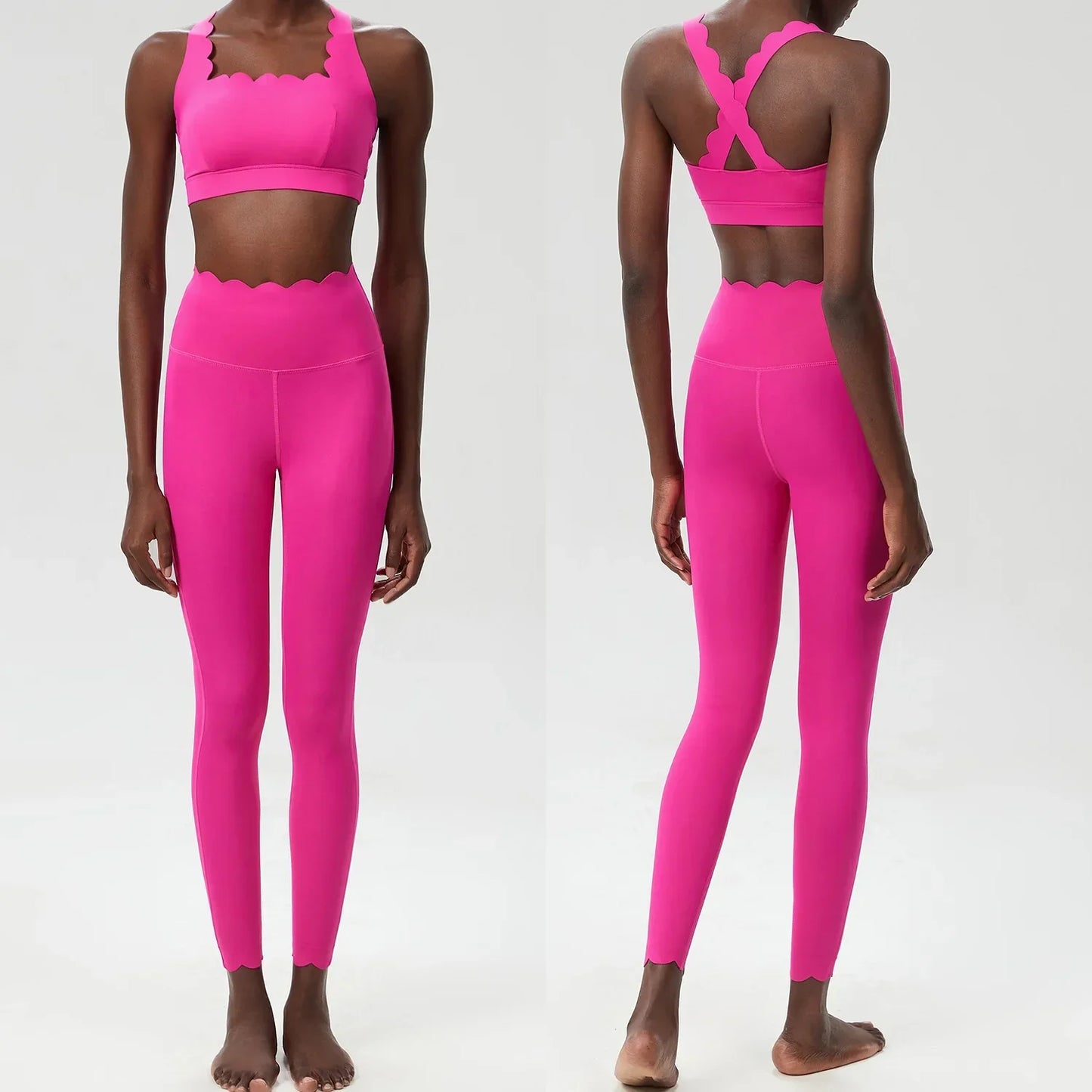 Variant image for Dam Leggings Set Sportig Ärmlös Nylon Spandex-25