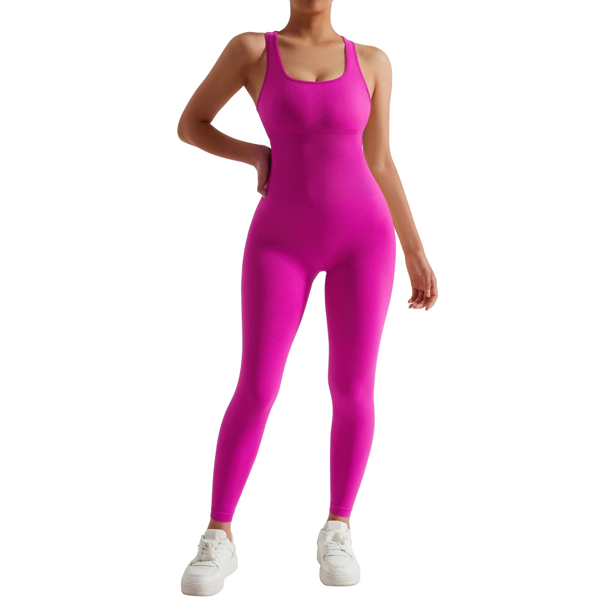Variant image for Pojke Jumpsuit Enfärgad Polyester Ärmlös Med Hålig Design-21