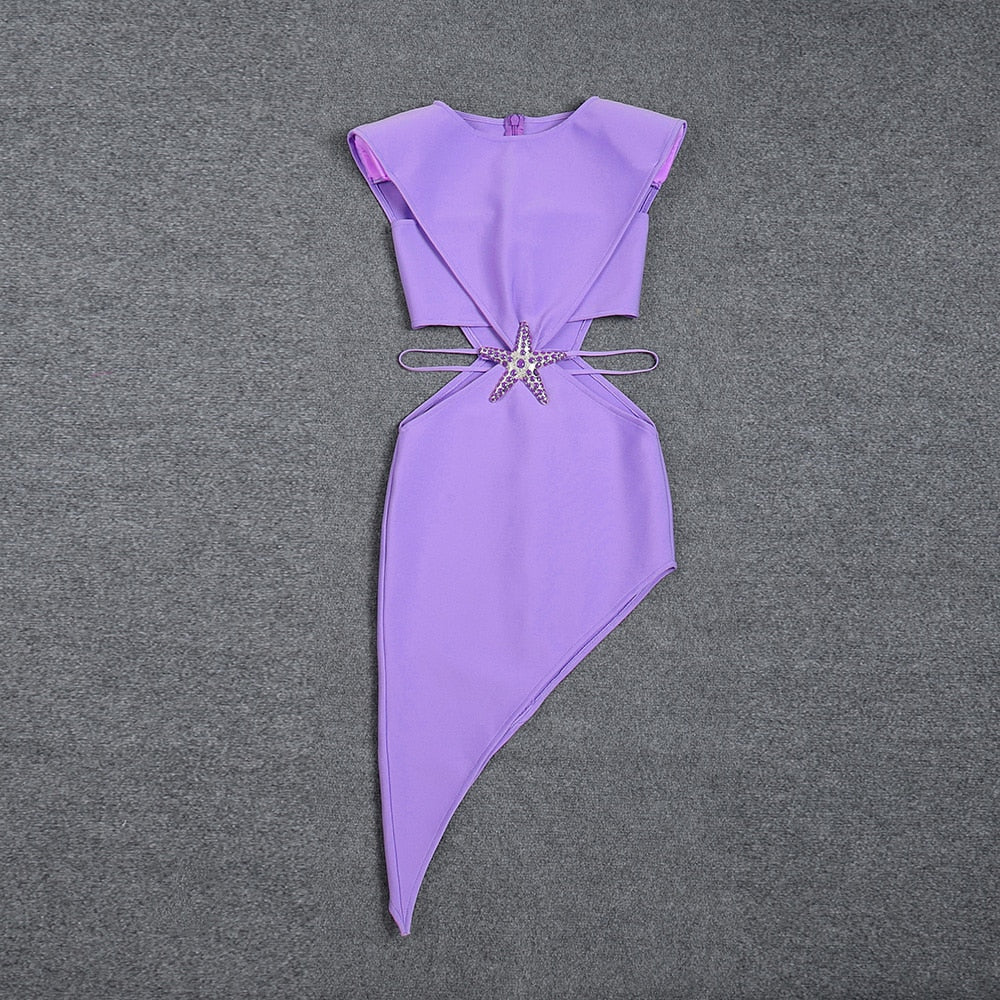 Kvinnors Miniklänning Slim Fit Nylon Spandex-5