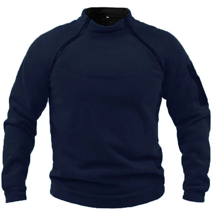 Herr Fleecejacka Vindtät Sportig Fleece för Utomhusaktiviteter-4