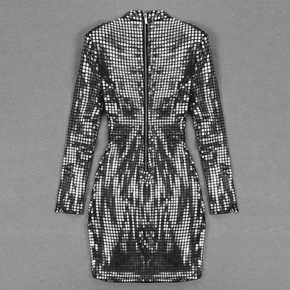 Damklänning Mini Elegant Polyester-2