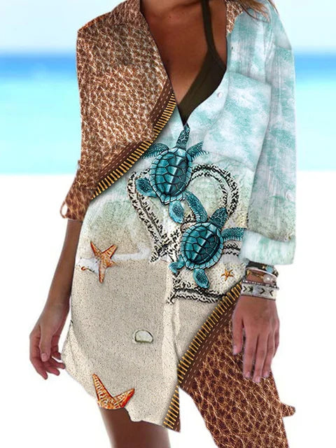 Variant image for Kvinnors Klänning Avslappnad Design Högkvalitativ Bomull-43