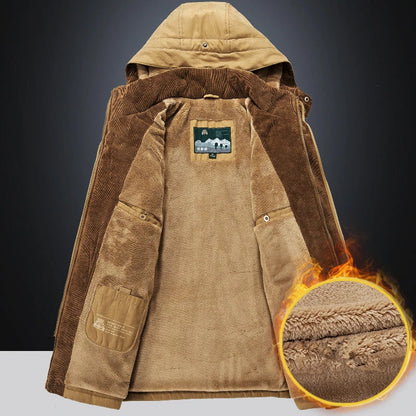 Fleecejacka för Män, Vind- och Kylskyddande, 100% Polyester, Klassisk Design, Perfekt för Utomhusaktiviteter och Vardagsbruk 4