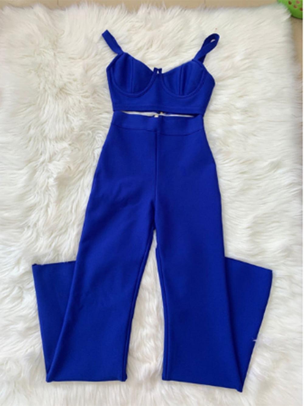 Variant image for Kvinnors Bredbyxor Medium Midjehöjd Spandex Rayon-3